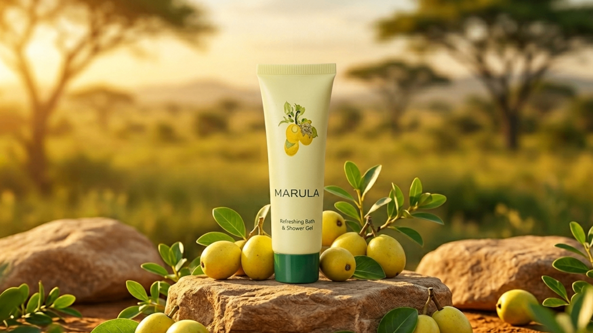 Marula Refreshing Bath & Shower Gel — 35 ml