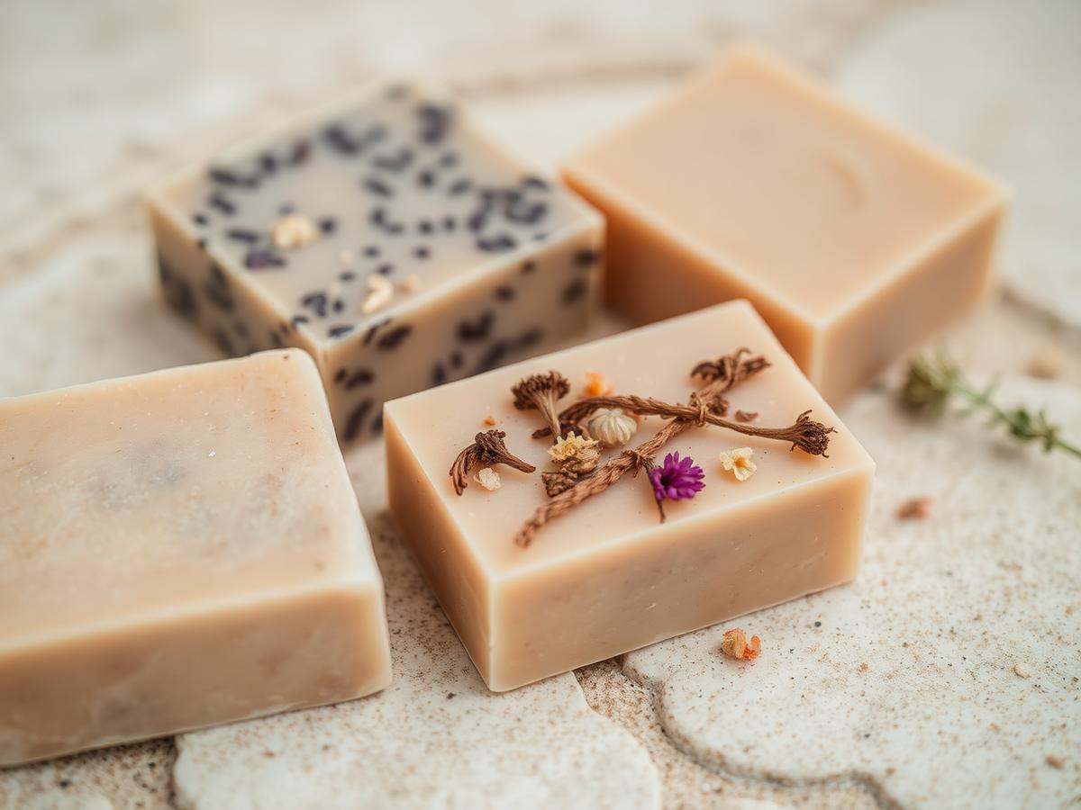 Handmade botanical soaps